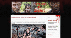 Desktop Screenshot of historiasdezombies.com